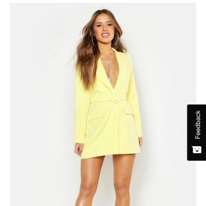 ✨Yellow Blazer Dress✨